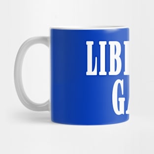 LIBERATE GAZA - White - Back Mug